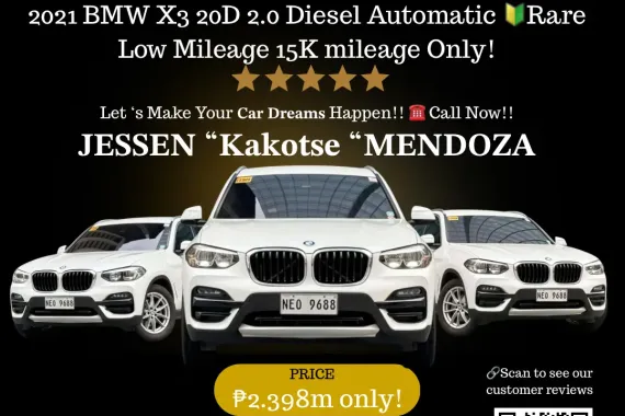 2021 BMW X3 20D 2.0 DSL  AT