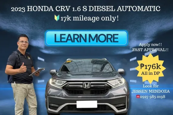 2023 HONDA CRV 1.6 S DSL AT 🔥𝐉𝐄𝐒𝐒𝐄𝐍 “𝑲𝒂𝒌𝒐𝒕𝒔𝒆” 𝐌𝐄𝐍𝐃𝐎𝐙𝐀 🙋‍♂️☎️ 09279850198