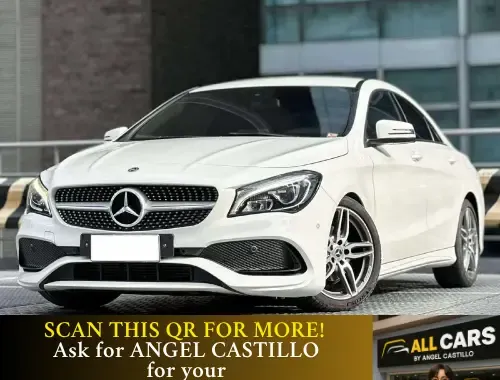 🚨2018 Mercedes Benz CLA180 AMG Line 1.6 AT Gas | CALL/PM ANGEL CASTILLO NOW! 📩📲 09186763396
