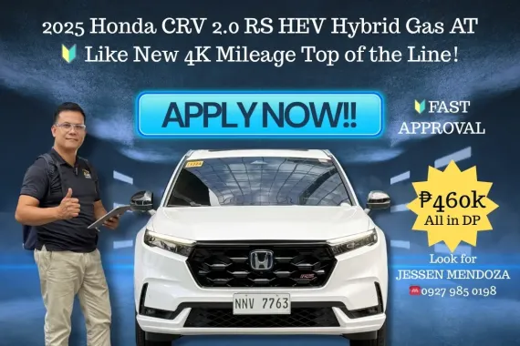 2025 Honda CRV 2.0 RS HEV Hybrid Gas AT🔥#𝟙 ℂ𝔸𝕃𝕃-𝐉𝐄𝐒𝐒𝐄𝐍 𝐌𝐄𝐍𝐃𝐎𝐙𝐀 🙋‍♂️☎️ 09279850198