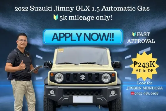 2022 Suzuki Jimny GLX 1.5 AT Gas 🔥#𝟙 ℂ𝔸𝕃𝕃-𝐉𝐄𝐒𝐒𝐄𝐍 𝐌𝐄𝐍𝐃𝐎𝐙𝐀 🙋‍♂️☎️ 09279850198