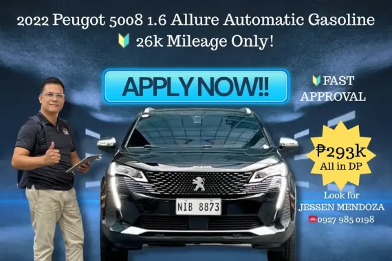 2022 Peugot 5008 1.6 Allure AT Gas 🔥#𝟙 ℂ𝔸𝕃𝕃-𝐉𝐄𝐒𝐒𝐄𝐍 𝐌𝐄𝐍𝐃𝐎𝐙𝐀 🙋‍♂️☎️ 09279850198