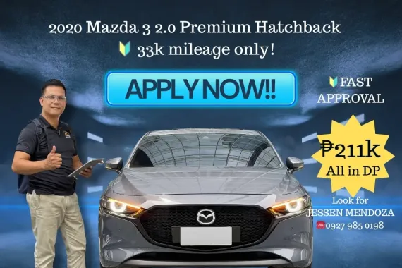 2020 Mazda 3 2.0 Premium hatchback 🔥#𝟙 ℂ𝔸𝕃𝕃-𝐉𝐄𝐒𝐒𝐄𝐍 𝐌𝐄𝐍𝐃𝐎𝐙𝐀 🙋‍♂️☎️ 09279850198