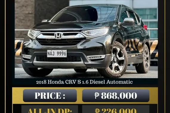 2018 Honda CRV S 1.6 Diesel Automatic 🔥𝐉𝐄𝐒𝐒𝐄𝐍 𝐌𝐄𝐍𝐃𝐎𝐙𝐀🙋‍♂️☎️  09279850198