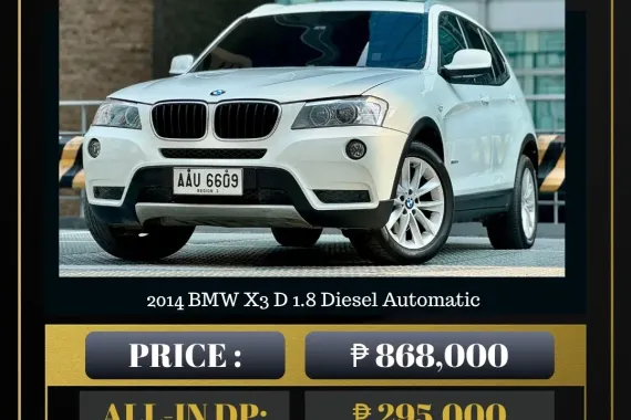 2014 BMW X3 D 1.8 Diesel Automatic 🔥𝐉𝐄𝐒𝐒𝐄𝐍 𝐌𝐄𝐍𝐃𝐎𝐙𝐀🙋‍♂️☎️  09279850198