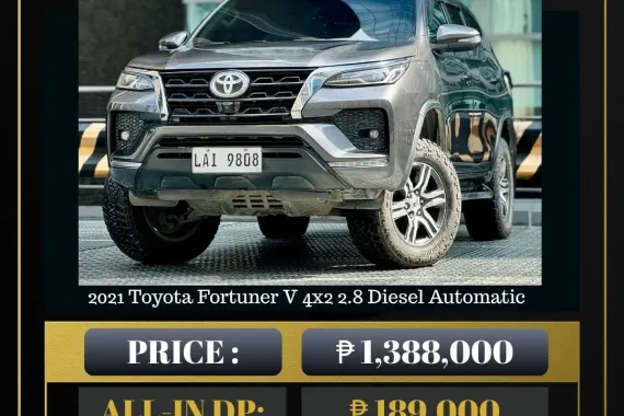 2021 Toyota Fortuner V 4x2 2.8 Diesel Automatic 🔥𝐉𝐄𝐒𝐒𝐄𝐍 𝐌𝐄𝐍𝐃𝐎𝐙𝐀🙋‍♂️☎️  09279850198
