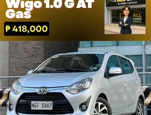 🚨2020 Toyota Wigo 1.0 G AT Gas 69K ALL-IN DP! | CALL/PM ANGEL CASTILLO NOW! 📩📲 09186763396