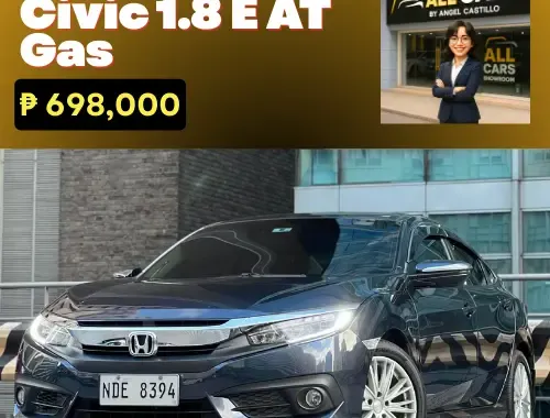 🚨2016 Honda Civic 1.8 E AT Gas 34K ODO ONLY! | CALL/PM ANGEL CASTILLO NOW! 📩📲 09186763396
