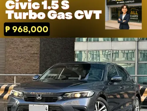 🚨2022 Honda Civic 1.5 S Turbo Gas CVT 22K ODO ONLY! | CALL/PM ANGEL CASTILLO NOW! 📩📲 09186763396