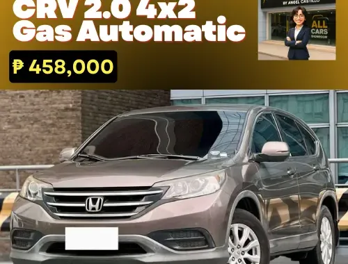 🚨RUSH SALE! 2013 Honda CRV 2.0 4x2 Gas AT 99k ALL-IN | CALL/PM ANGEL CASTILLO NOW! 📩📲 09186763396