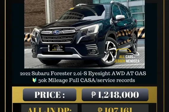 2022 Subaru Forester 2.0i-S Eyesight AWD AT Gas 🔥𝐉𝐄𝐒𝐒𝐄𝐍 𝐌𝐄𝐍𝐃𝐎𝐙𝐀🙋‍♂️☎️  09279850198