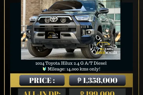 2024 Toyota Hilux 2.4 G A/T Diesel 🔥𝐉𝐄𝐒𝐒𝐄𝐍 𝐌𝐄𝐍𝐃𝐎𝐙𝐀🙋‍♂️☎️  09279850198