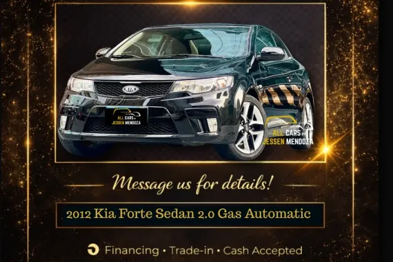 2012 Kia Forte Sedan 2.0 Gas Automatic 🔥𝐉𝐄𝐒𝐒𝐄𝐍 𝐌𝐄𝐍𝐃𝐎𝐙𝐀🙋‍♂️☎️  09279850198