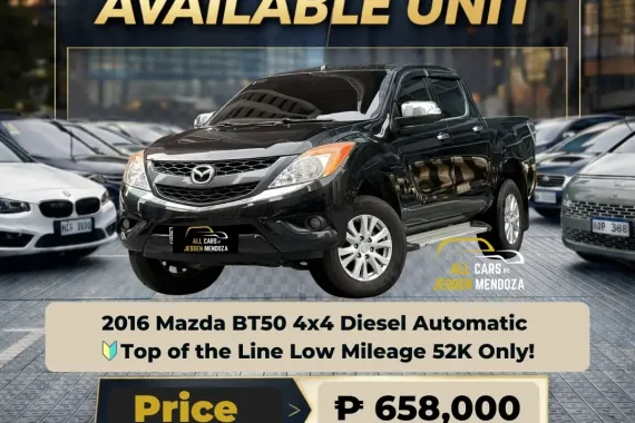 2016 Mazda BT50 4x4 Diesel Automatic 🔥𝐉𝐄𝐒𝐒𝐄𝐍 𝐌𝐄𝐍𝐃𝐎𝐙𝐀🙋‍♂️☎️  09279850198