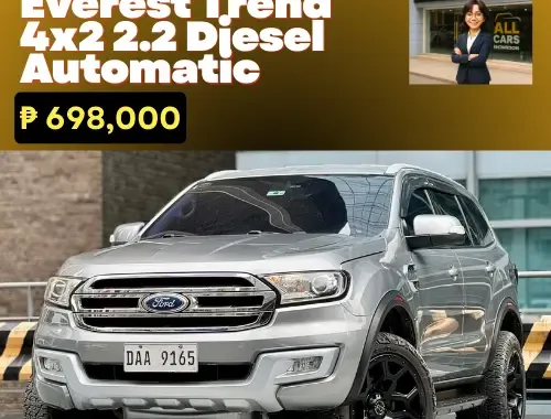 🚨FRESH! 2016 Ford Everest Trend 4x2 2.2 Diesel AT | CALL/PM ANGEL CASTILLO NOW! 📩📲 09186763396