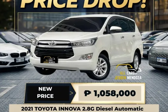 2021 TOYOTA INNOVA 2.8G Diesel At 📣93K DP 🔥𝐉𝐄𝐒𝐒𝐄𝐍 𝐌𝐄𝐍𝐃𝐎𝐙𝐀 ☎️09279850198