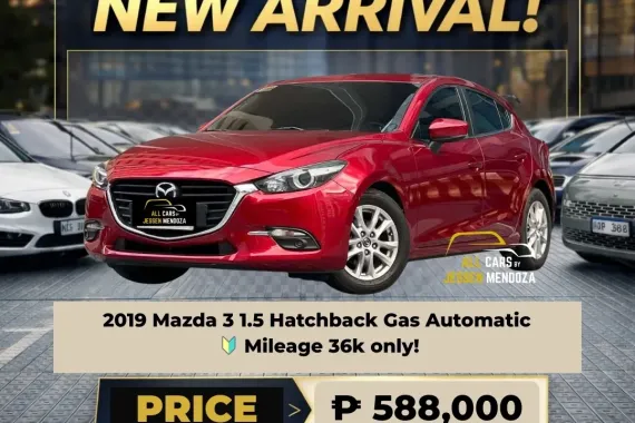 2019 Mazda 3 1.5 Hatchback Gas AT 📣49K DP  𝐉𝐄𝐒𝐒𝐄𝐍 𝐌𝐄𝐍𝐃𝐎𝐙𝐀 ☎️09279850198