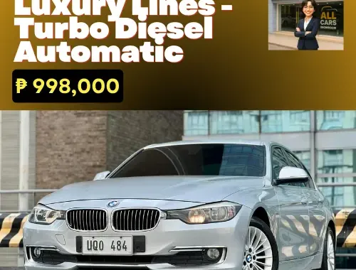 🚨2013 BMW 320D Luxury Lines -  Turbo Diesel AT | CALL/PM ANGEL CASTILLO NOW! 📩📲 09186763396