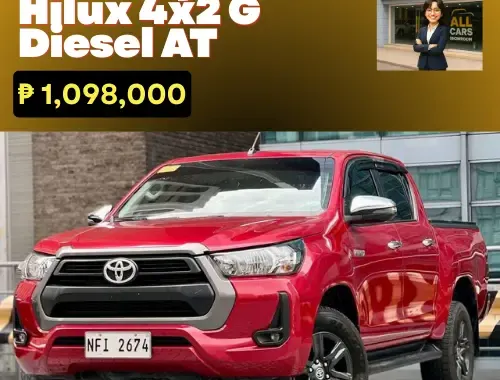 🚨2021 Toyota Hilux 4x2 G Diesel AT 99K ALL-IN DP! | CALL/PM ANGEL CASTILLO NOW! 📩📲 09186763396