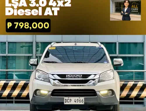 🚨2017 Isuzu MUX LSA 3.0 4x2 Diesel AT 85k ALL-IN DP! | CALL/PM ANGEL CASTILLO NOW! 📩📲 09186763396