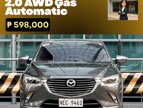 🚨2018 Mazda CX3 2.0 AWD Gas AT 66K ALL-IN DP! | CALL/PM ANGEL CASTILLO NOW! 📩📲 09186763396