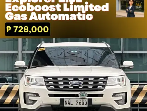 🚨2017 Ford Explorer 2.3L Ecoboost Limited Gas AT | CALL/PM ANGEL CASTILLO NOW! 📩📲 09186763396