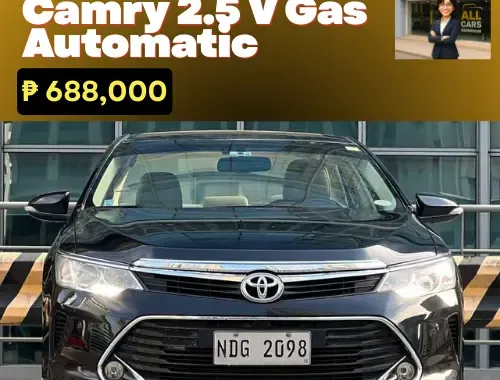 🚨2017 Toyota Camry 2.5 V Gas at 68k ALL-IN DP ONLY! | CALL/PM ANGEL CASTILLO NOW! 📩📲 09186763396