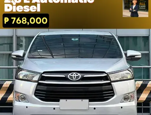 🚨2017 Toyota Innova 2.8 E AT Diesel 126K ALL-IN DP! | CALL/PM ANGEL CASTILLO NOW! 📩📲 09186763396