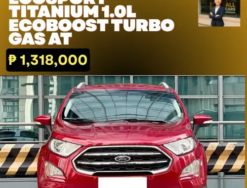 🚨2019 FORD ECOSPORT TITANIUM 1.0L ECOBOOST TURBO GAS | CALL/PM ANGEL CASTILLO NOW! 📩📲 09186763396