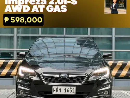 🚨2018 Subaru Impreza 2.0i-S AWD AT GAS 99K ALL-IN DP | CALL/PM ANGEL CASTILLO NOW! 📩📲 09186763396