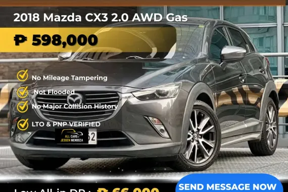 2018 Mazda CX3 2.0 AWD Gas AT 🔥𝐉𝐄𝐒𝐒𝐄𝐍 𝐌𝐄𝐍𝐃𝐎𝐙𝐀🙋‍♂️☎️  09279850198