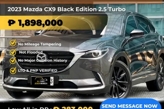 2023 Mazda CX9 Black Edition 2.5 Turbo Black edition🔥𝐉𝐄𝐒𝐒𝐄𝐍 𝐌𝐄𝐍𝐃𝐎𝐙𝐀🙋‍♂️☎️09279850198