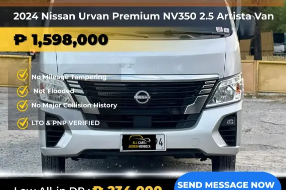 2024 Nissan Urvan Premium NV350 2.5 Artista Van 🔥𝐉𝐄𝐒𝐒𝐄𝐍 𝐌𝐄𝐍𝐃𝐎𝐙𝐀🙋‍♂️☎️  09279850198