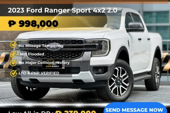 2023 Ford Ranger Sport 4x2 2.0 Turbo 🔥𝐉𝐄𝐒𝐒𝐄𝐍 𝐌𝐄𝐍𝐃𝐎𝐙𝐀🙋‍♂️☎️  09279850198