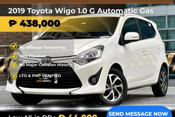2019 Toyota Wigo 1.0 G Automatic Gas 🔥𝐉𝐄𝐒𝐒𝐄𝐍 𝐌𝐄𝐍𝐃𝐎𝐙𝐀🙋‍♂️☎️  09279850198