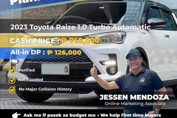 2023 Toyota Raize 1.0 Turbo Automatic Gas 🔥𝐉𝐄𝐒𝐒𝐄𝐍 𝐌𝐄𝐍𝐃𝐎𝐙𝐀🙋‍♂️☎️  09279850198