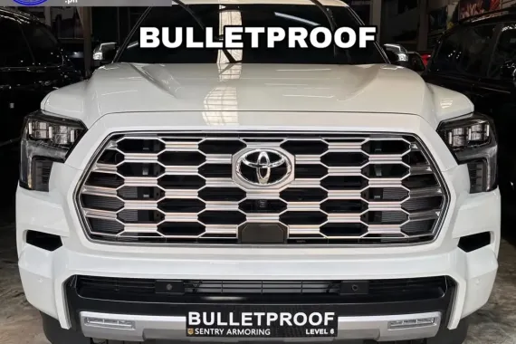 (BULLETPROOF) 2026 Toyota Sequoia Capstone Hybrid Armored Level 6 - Bullet Proof - Brand New