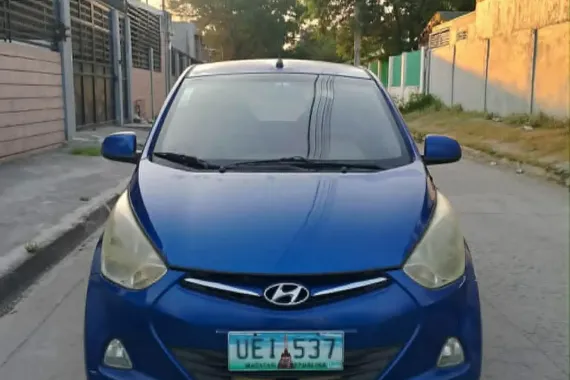Blue 2014 Hyundai Eon Hatchback for sale