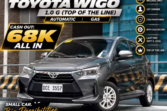2026 TOYOTA WIGO 1.0 G Gas Automatic ☎️09279850198🙋‍♂️𝑲𝑨𝑲𝑶𝑻𝑺𝑬 𝑱𝑬𝑺𝑺𝑬𝑵 