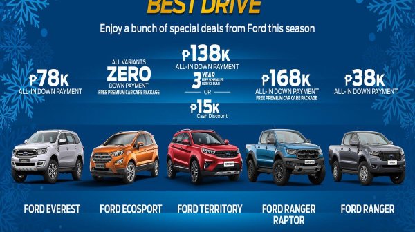 ford ranger zero down payment