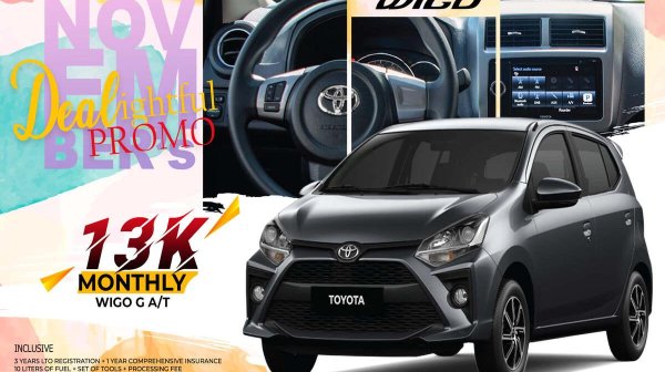 Toyota promo no down payment store