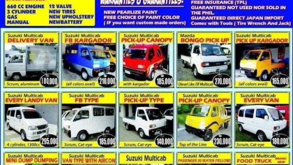 rusco multicab price list