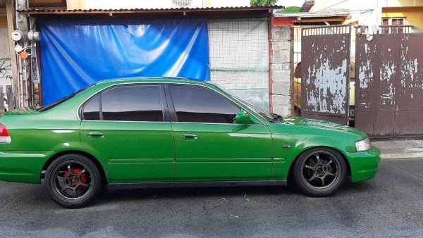 1997 honda civic green