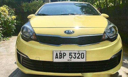 Kia rio yellow