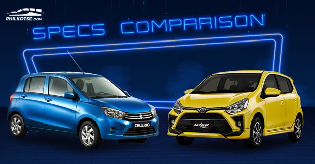 2022 Toyota Wigo vs Suzuki Celerio Comparison Spec Sheet 