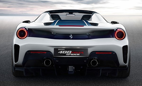 Ferrari 488 Pista Spyder rear philippines