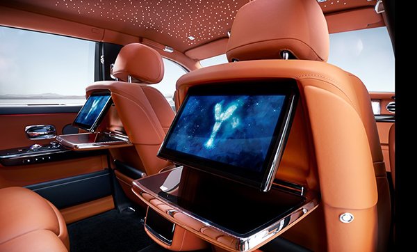 Rolls-Royce Phantom passenger screen philippines