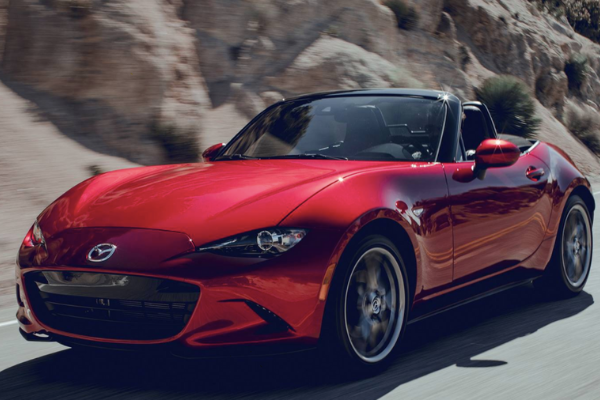 Mazda MX-5 Black top and Dark Cherry top AT With ₱27,671 Low monthly