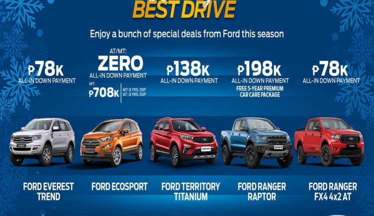 Ford Everest Trend With ₱78,000 All-in Down payment