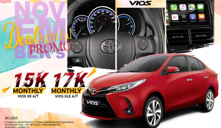 Toyota Vios XLE AT With Zero Down payment